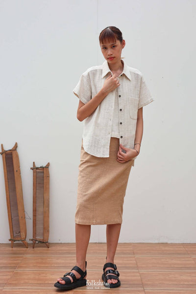 Relaxed-fit Midi Skirt (Pre-order)