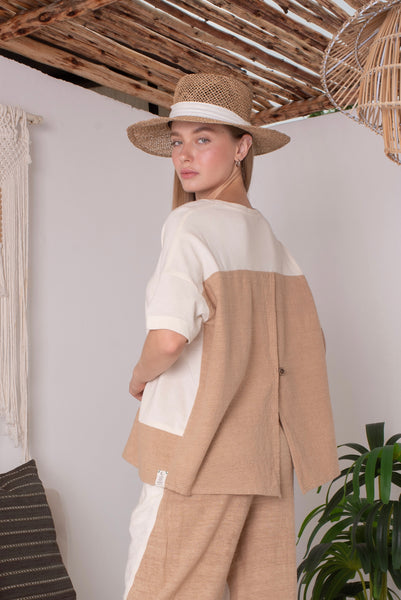 Closed-loop Layered-back Tee (Genderless) (Pre-order)'