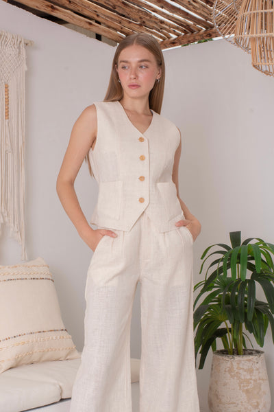 Double Pockets Wide Trousers'