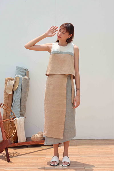 Asymmetrical Wrap Skirt (Pre-order)'