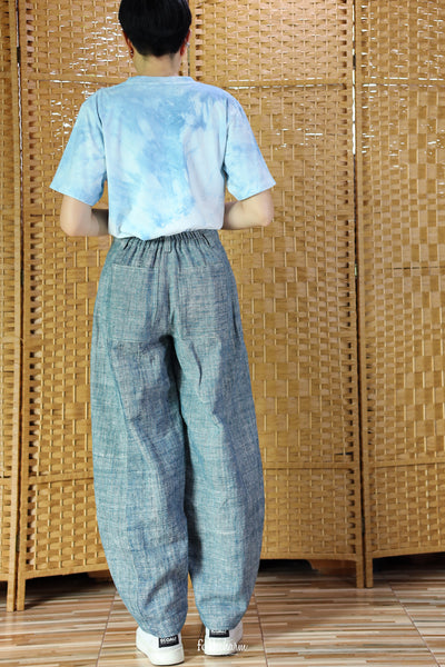 Barrel-leg Trousers