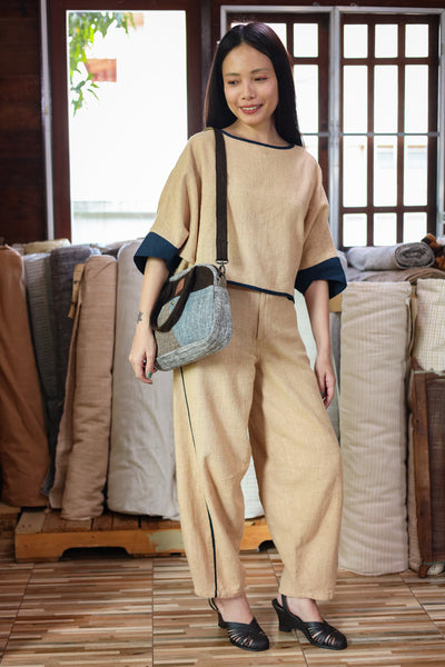 Loomline Barrel-leg Trousers