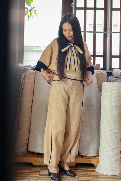 Loomline Barrel-leg Trousers