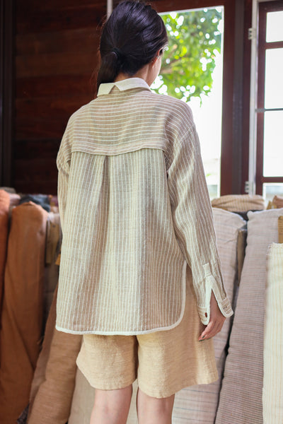 Closed-loop Longsleeve Light Blouse