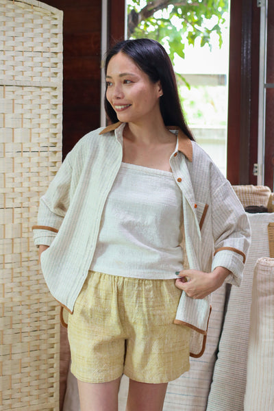 Closed-loop Longsleeve Light Blouse