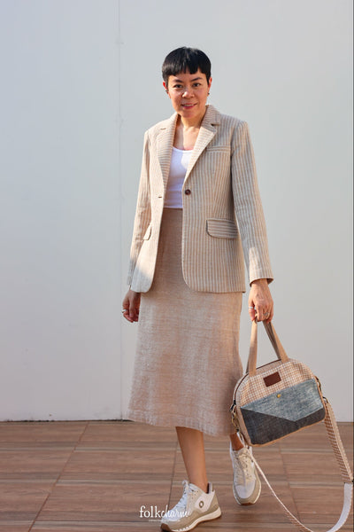 Closed Loop Relaxed-fit Blazer