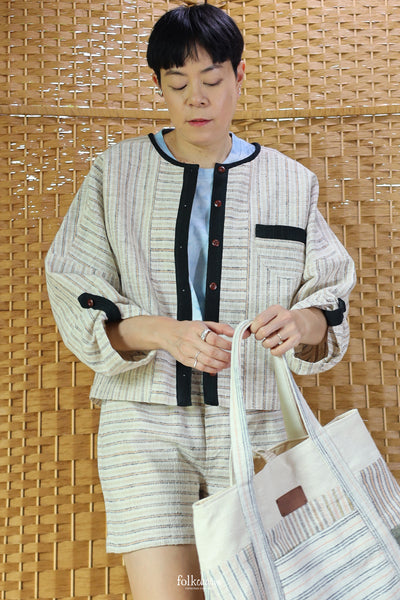 Toy Comfort Blouse-Indigo Accent