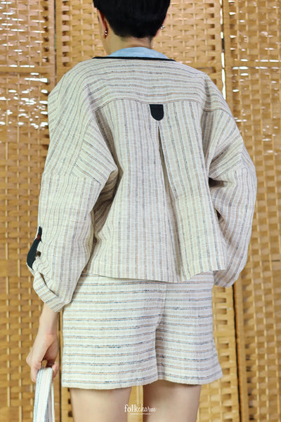 Toy Comfort Blouse-Indigo Accent