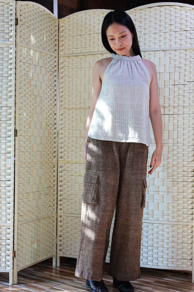 Fluidline Halterneck Blouse