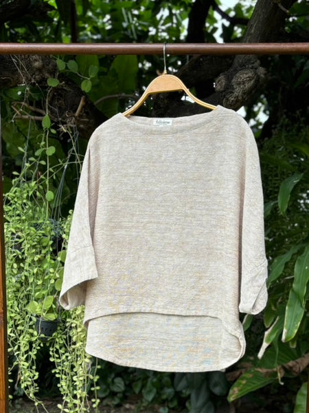 Batwing Cropped Blouse