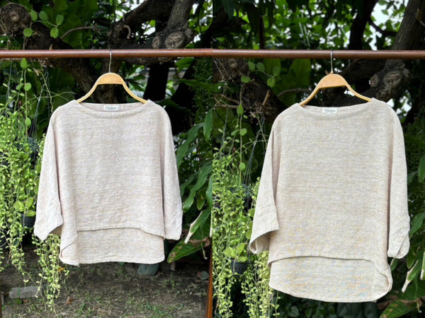 Batwing Cropped Blouse