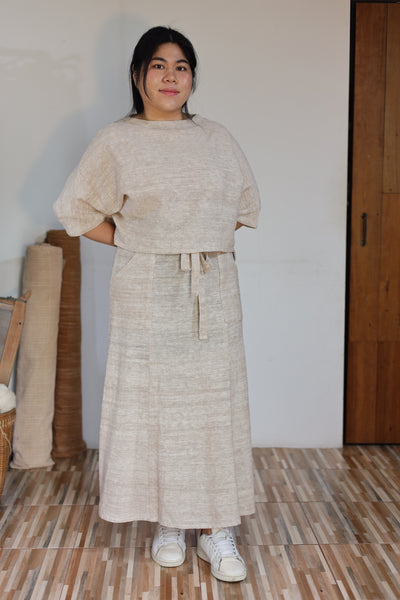 Batwing Cropped Blouse