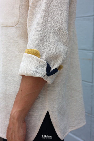 Men's *New* Relaxed Fit Spread Collar 'Penguin' Longsleeve Shirt (Pre-order)'