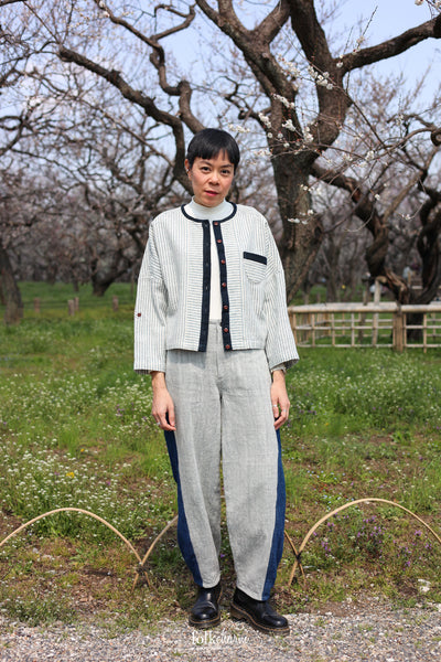 Toy Comfort Blouse in Indigo Accent