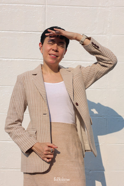 Closed Loop Relaxed-fit Blazer