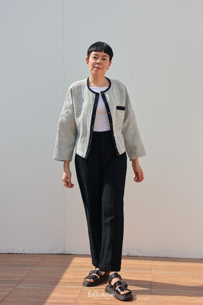 Toy Comfort Blouse in Indigo Accent