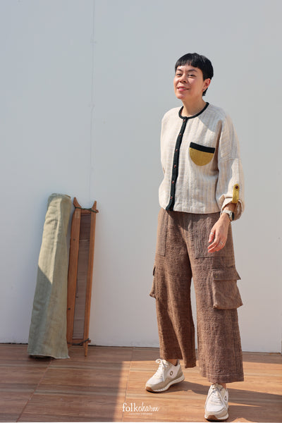 Toy Comfort Blouse in Yellow Accent