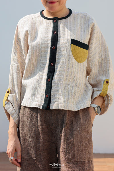 Toy Comfort Blouse in Yellow Accent