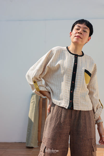 Toy Comfort Blouse in Yellow Accent