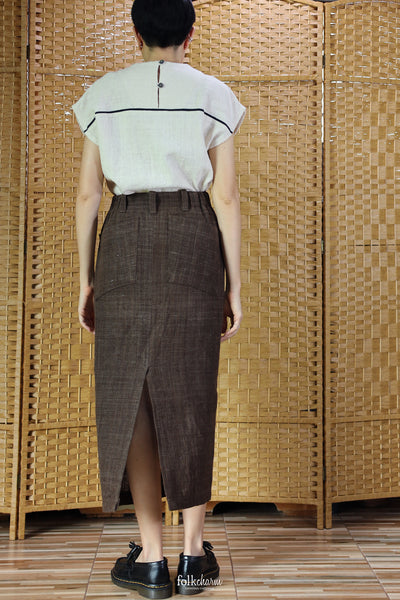 Relaxed-fit Midi Skirt