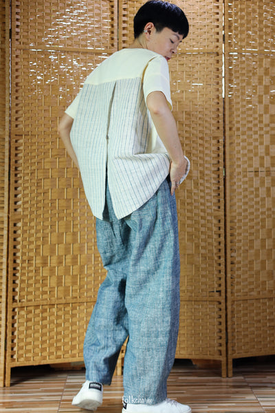 Closed-loop Layered-back Tee (Genderless)