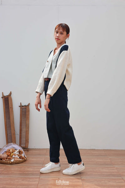 Puff-sleeve Cropped Jacket (Pre-order)'