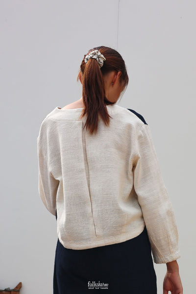 Puff-sleeve Cropped Jacket (Pre-order)'