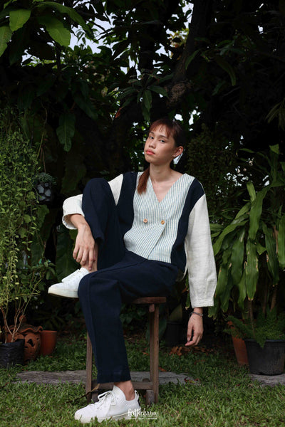 Puff-sleeve Cropped Jacket (Pre-order)'