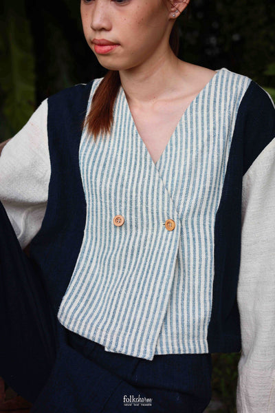 Puff-sleeve Cropped Jacket (Pre-order)'