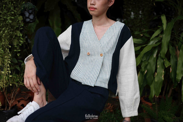 Puff-sleeve Cropped Jacket (Pre-order)'