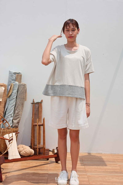 Closed-loop Layered-back Tee (Genderless) (Pre-order)'