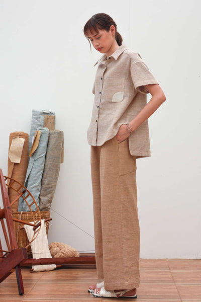 Double Pockets Wide Trousers'