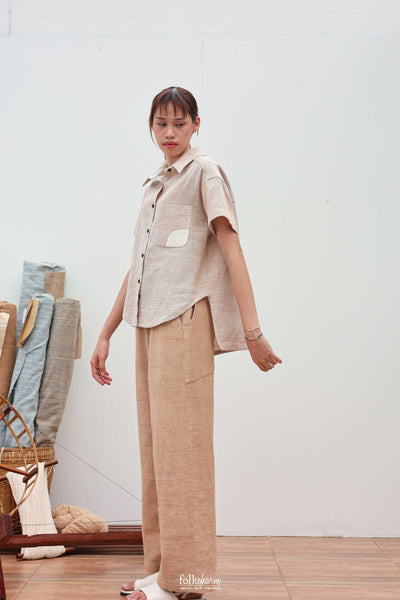 Double Pockets Wide Trousers'