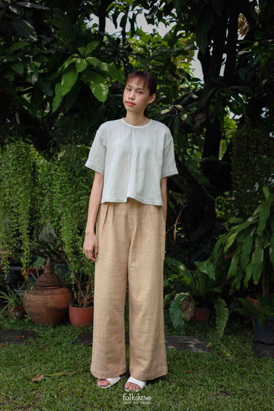 Double Pockets Wide Trousers'