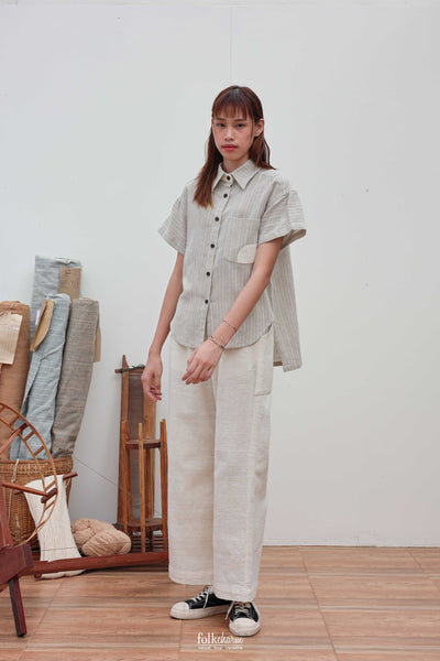 Double Pockets Wide Trousers'