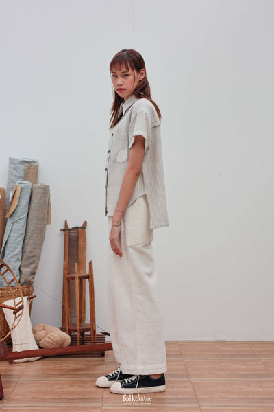 Double Pockets Wide Trousers'