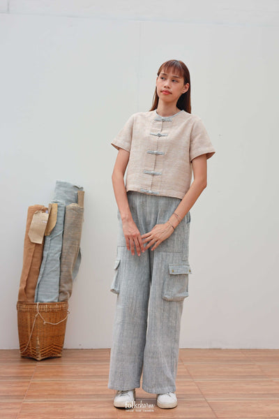 R-Muay Button Blouse (Pre-order)'