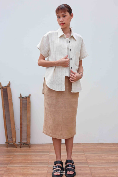 Relaxed-fit Midi Skirt (Pre-order)