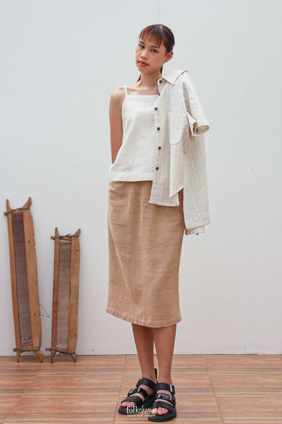 Relaxed-fit Midi Skirt (Pre-order)