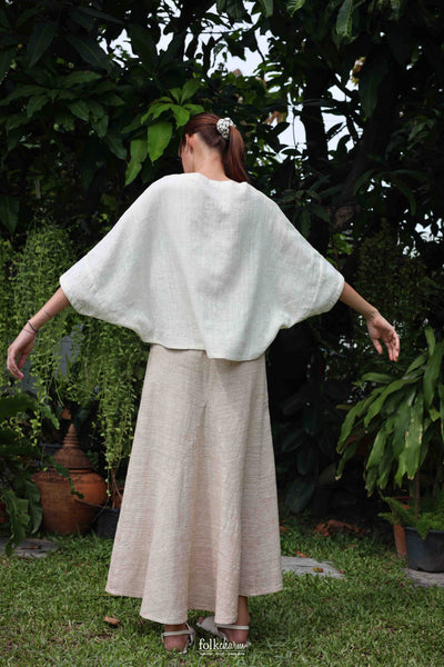 Batwing Cropped Blouse