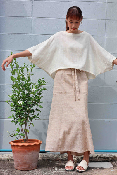 Batwing Cropped Blouse