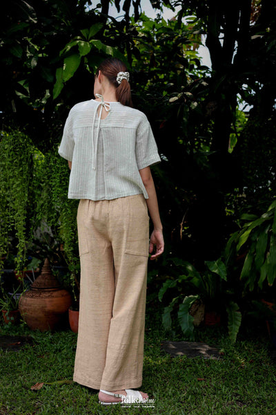 Double Pockets Wide Trousers'