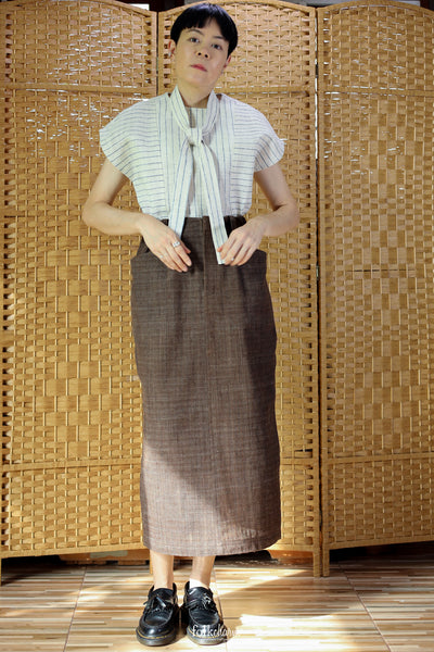 Tie-up Cap Sleeve Blouse