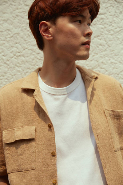 Genderless Cuban Collar Shortsleeve Shirt (Pre-order)'