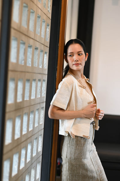 R-Muay Side Button Blouse (Pre-order)