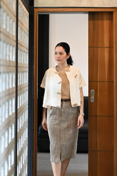 R-Muay Side Button Blouse (Pre-order)