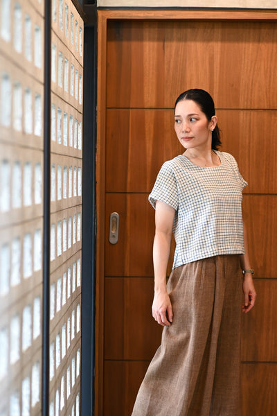 Cropped Wide Trousers (Pre-order)'