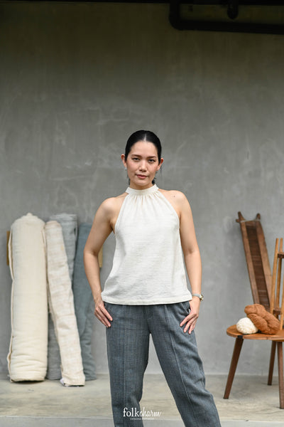 Sleeveless Halterneck Top (Pre-order)'