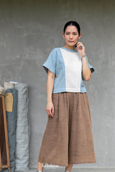 Cropped Wide Trousers (Pre-order)'