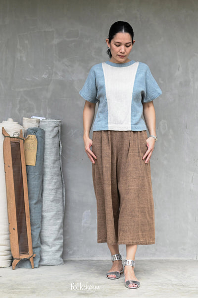 Cropped Wide Trousers (Pre-order)'